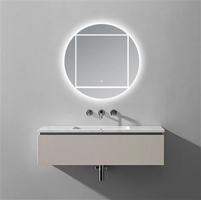 টেম্পার্ড আলোকিত বাথরুমের আয়না